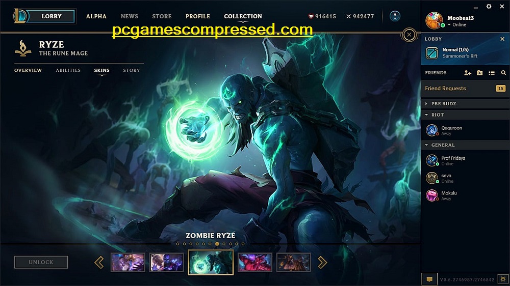 League of Legends Highly Compressed