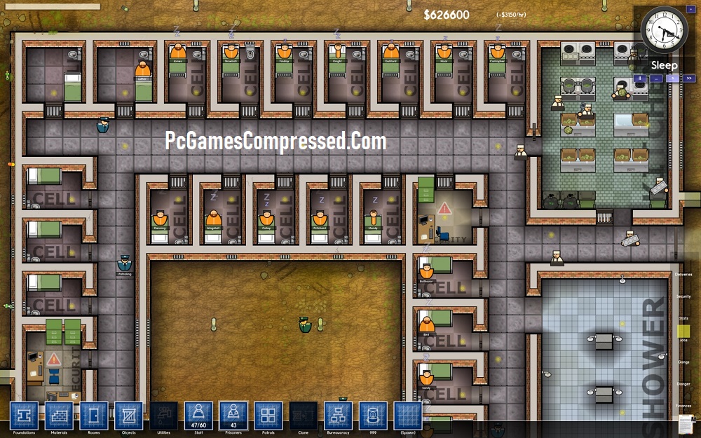 Prison Architect Gameplay