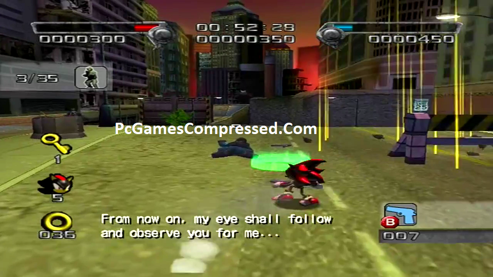 Shadow the Hedgehog Gameplay