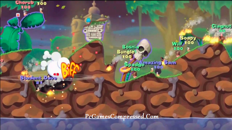 Worms 2 Gameplay